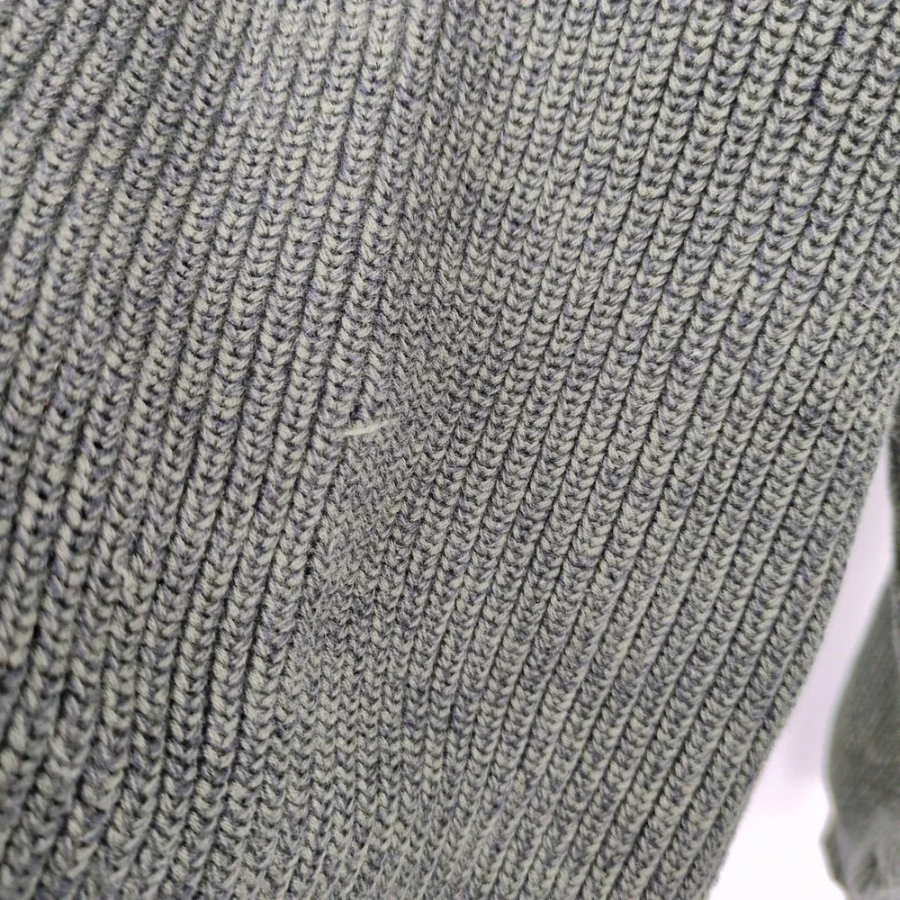 Eddie Bauer Men's Shawl‎ Collar Sweater Green 100% Cotton Small Chunky Outdoor - Picture 7 of 10